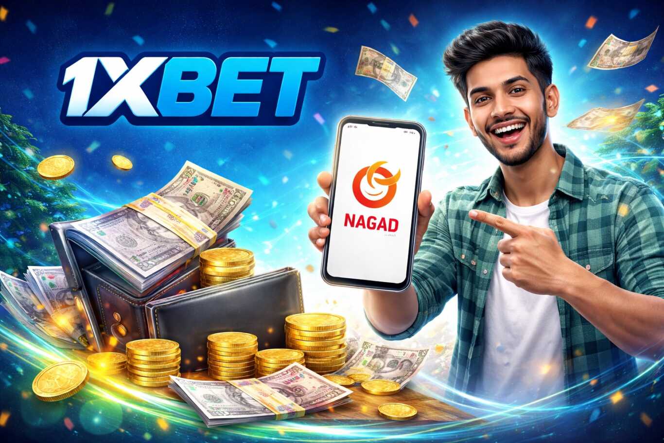 1xBet Nagad payment in Bangladesh